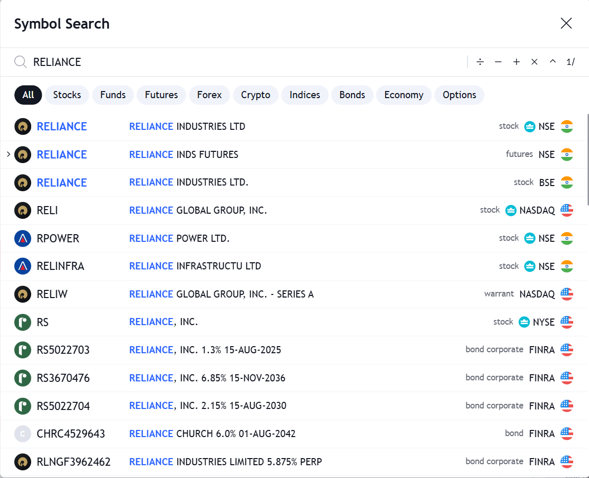 2. Symbol Search — The Fastest Way to Navigate